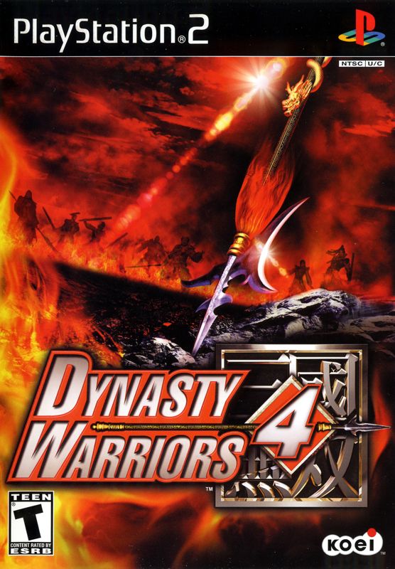 Dynasty Warriors 4 Empires box art for Playstation 2